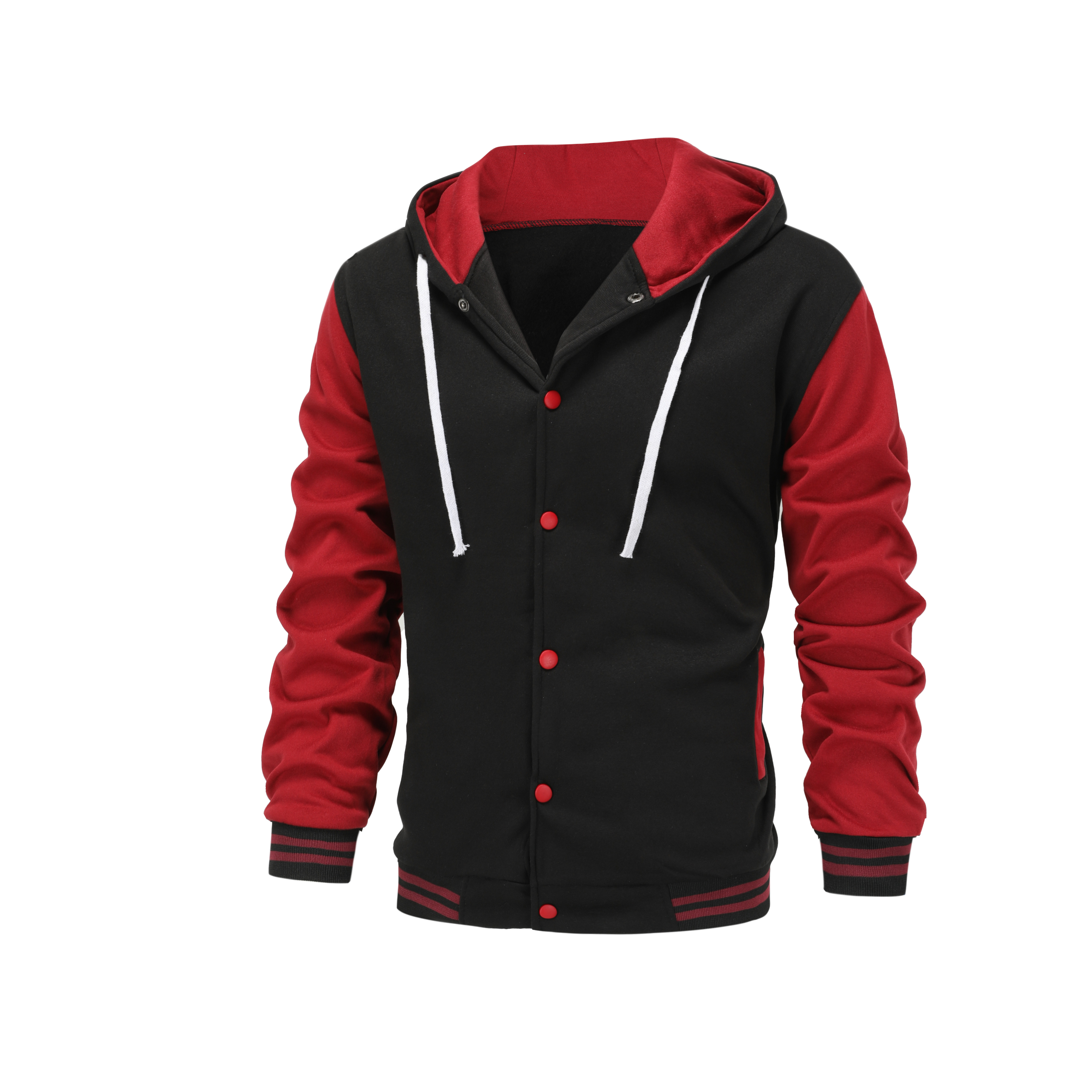 collor blocked hoodie baseball jacket for men hooded varsity baseball jacket letterman jacket mens coat for spring fall details 8